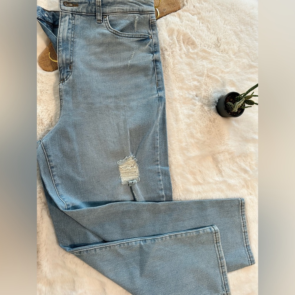 INC denim pants size 12/31 in new blue - Picture 16 of 16